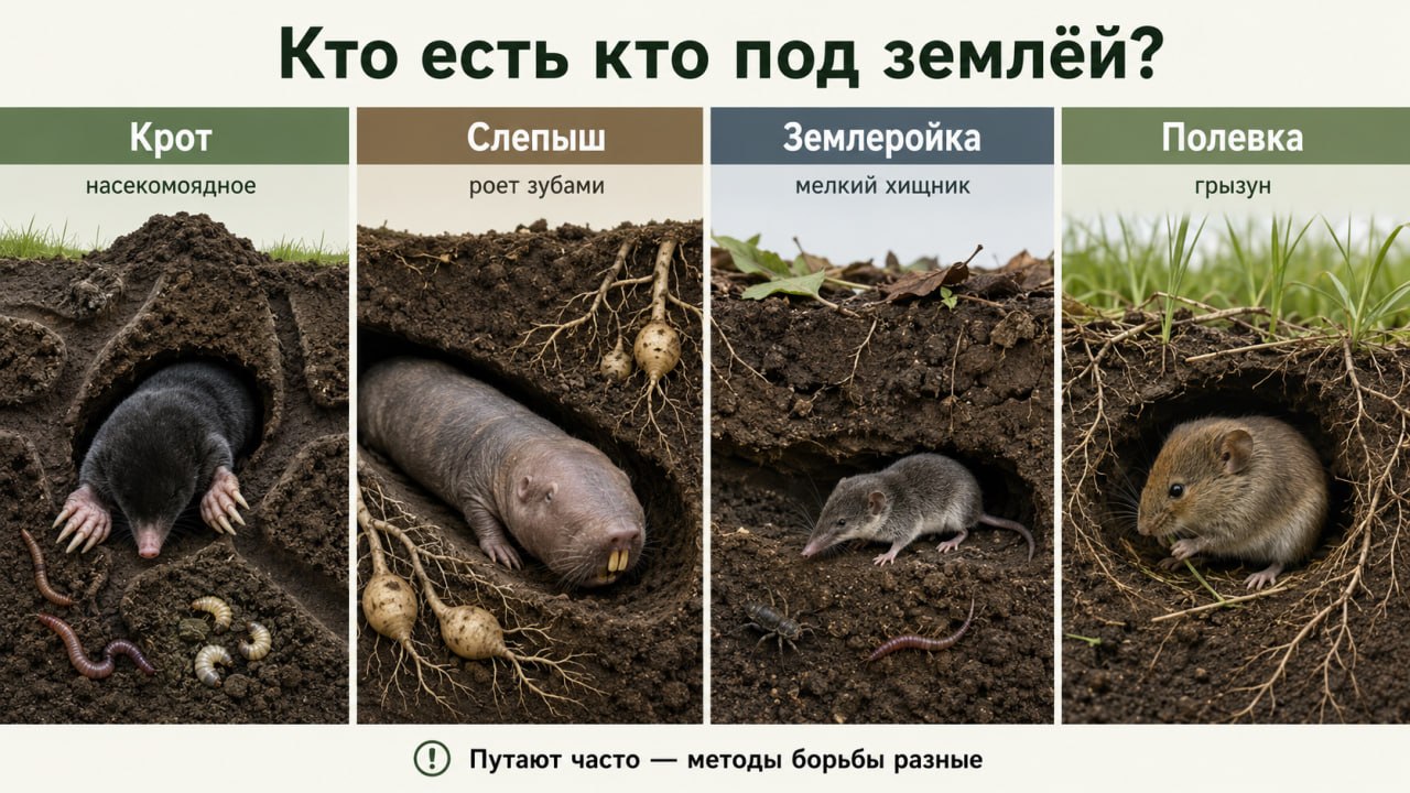 Кто есть кто под землей